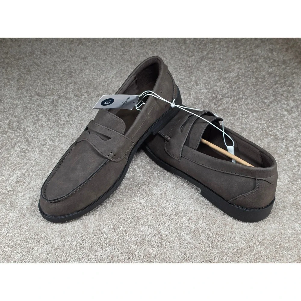 Goodfellow & Co Orson Men's Penny Loafers Dark Brown Memory Foam Size 13 NWT